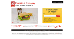 Desktop Screenshot of cuisine-fusion.com